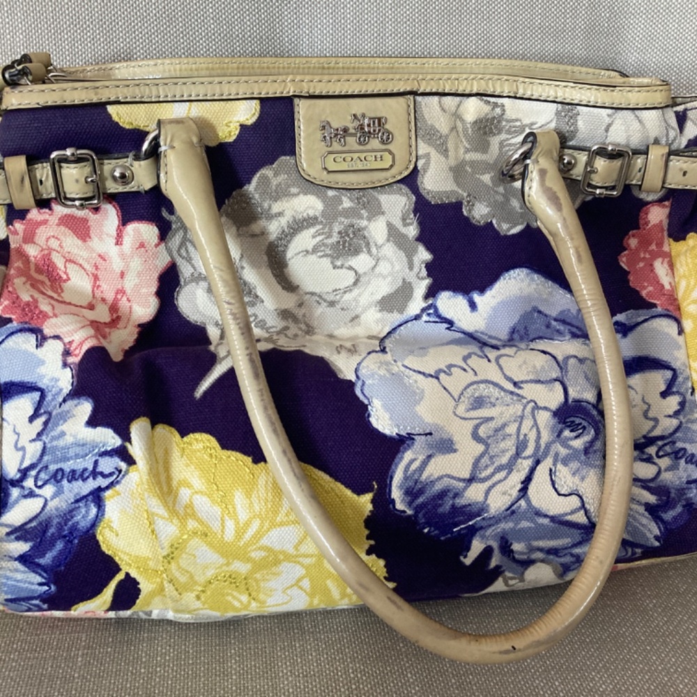 Coach Bag Madison Maggie Kara Floral Hand Bag - Picture 15 of 16